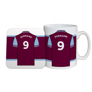 Aston Villa FC Shirt Mug & Coaster Set
